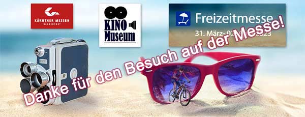 Kinomuseum auf der Freizeitmesse 2023