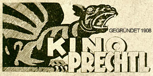 Prechtl Kino - Logo um 1960