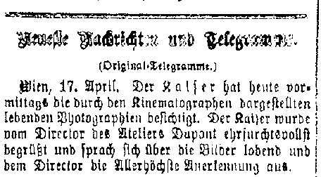 Klagenfurter Zeitung, 19.4.1896