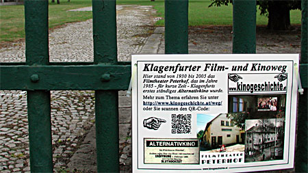  Klagenfurter Film- und Kinoweg - Filmtheater Peterhof 